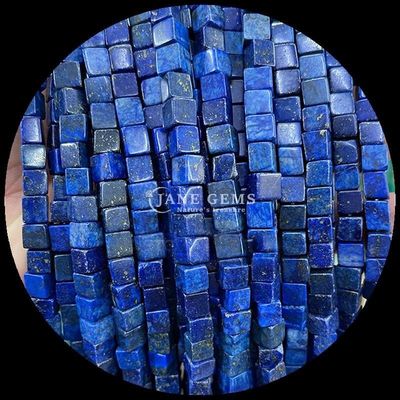 Kwadratowy kształt Howlite Lapis Lazuli Luźne paski korali do robienia biżuterii DIY