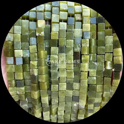 Naturalny Jade Południowy Amazonit Kwadratowy Kształt Kamienie szlachetne Wiązki korali do robienia własnego biżuterii i uzdrawiającej energii