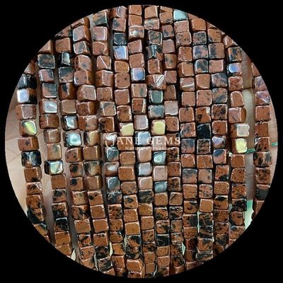 Indian Agate Blue Dot Beads do uzdrawiania kryształów i robienia biżuterii DIY w różnych rozmiarach