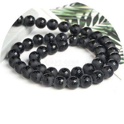 Matt Agate Six-Word Mantra Luźne koraliki Diy biżuteria Akcesoria Buddyjskie koraliki Bracelet Beads Engraved Agate