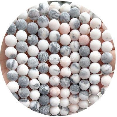 Zmrażone Healing Matte Round Beads Produkty półfabrykowane Do DIY Gift Ręcznie wykonane biżuteria