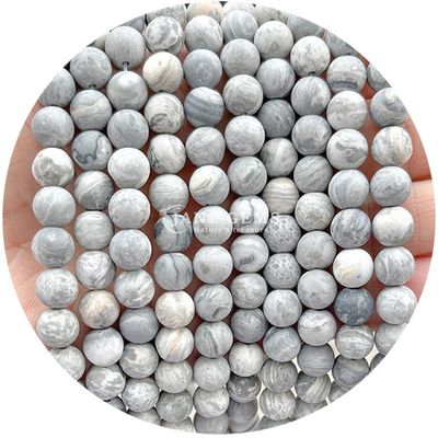 Zmrażone Healing Matte Round Beads Produkty półfabrykowane Do DIY Gift Ręcznie wykonane biżuteria