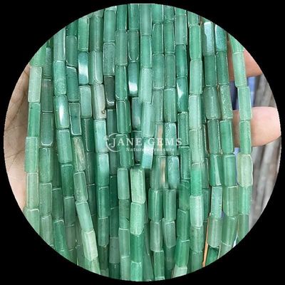 Naturalny zielony Aventurine Indian Agate Gemstone Bead Strands dla biżuterii i uzdrawiania