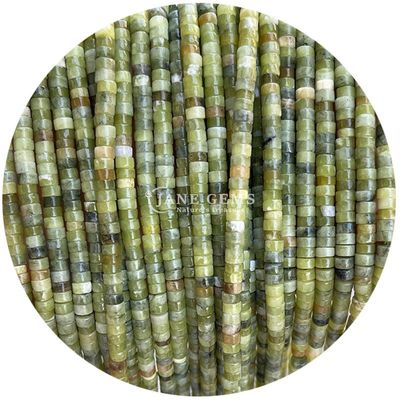 Kiwi Jasper Unakite Loose Beads wykonane z naturalnego kryształowego kamienia szlachetnego do robienia biżuterii
