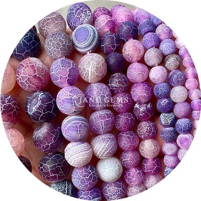 Różne wygody Agate Luźne koraliki Kryształowy Kamień do wykonania ręcznie kryształowej bransoletki