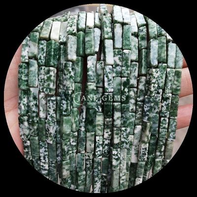 Naturalny kamienie szlachetne koralik prostokątny kształt cytryny Jade Jade Howlite Luźne nici do DIY