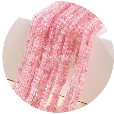 Gems Bead Strawberry Quartz Apatite Crystal Loose Beads For DIY Crafts Wytwarzanie biżuterii