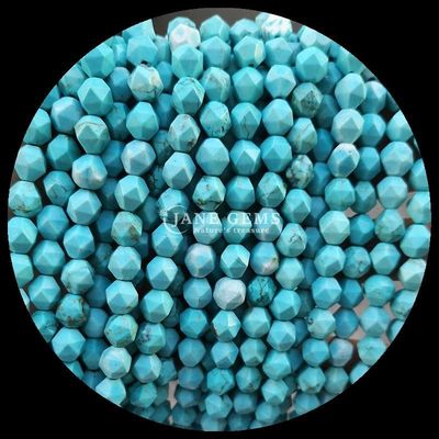 Facety wielobarwne Howlite Mapy Kamień Luźny Strand kamienie szlachetne Perły do biżuterii DIY