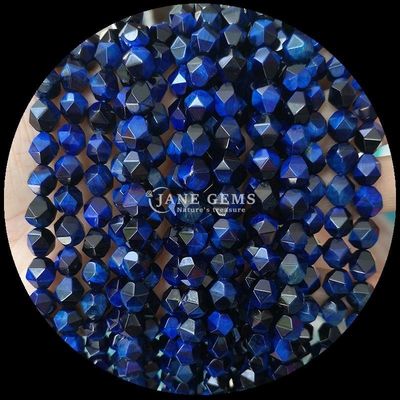 Kamienie szlachetne koraliki Diamenty różne kolory Oślepiające biżuteria DIY 6mm 8mm 10mm Turmalina Niebieskie tygrysowe oczy Luźne nici