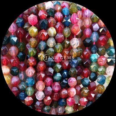 Kamienie szlachetne koraliki Diamenty różne kolory Oślepiające biżuteria DIY 6mm 8mm 10mm Turmalina Niebieskie tygrysowe oczy Luźne nici