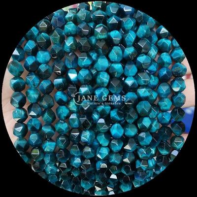 Kamienie szlachetne koraliki Diamenty różne kolory Oślepiające biżuteria DIY 6mm 8mm 10mm Turmalina Niebieskie tygrysowe oczy Luźne nici