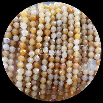 Luźne naturalne diamenty z facetami kamieni szlachetnych koraliki morganit różowy awenturyn luźne nici do robienia biżuterii