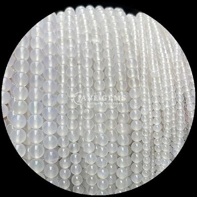 Strawkowe koraliki agatowe koraliki kamienne 8 mm do biżuterii