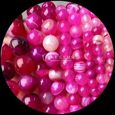 Okrągłe 8mm Polerowane naturalne kamienie szlachetne koraliki Pręty do biżuterii Robienie bransoletek DIY Naszyjniki w wielu kolorach