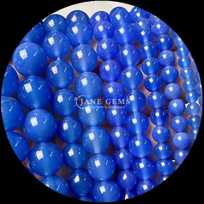 Okrągłe 8mm Polerowane naturalne kamienie szlachetne koraliki Pręty do biżuterii Robienie bransoletek DIY Naszyjniki w wielu kolorach