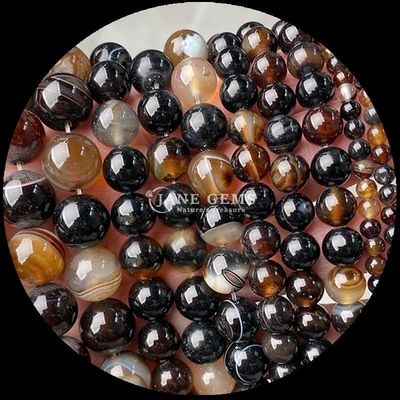 Kamienie szlachetne 8mm koralik różne koraliki agatowe Agat zielony Carnelian Brown Agat Luźne struny koraliki do DIY