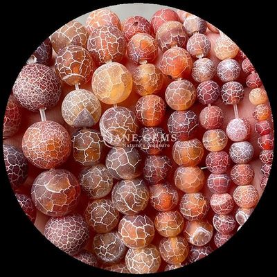 Wielokolorowe koraliki agatowe 8mm Rozmiar koraliki naturalny kamienie szlachetne okrągły rozcięty tęcza pogodowa agata luźne nici dla DIY prezent