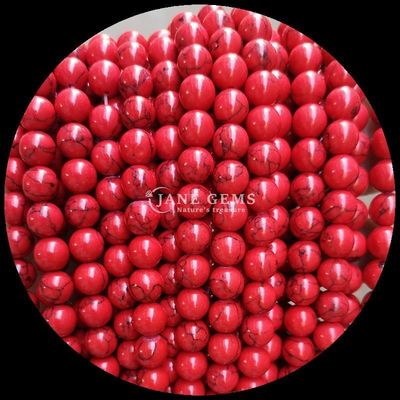 8mm Polerowane kamienie szlachetne koralik do biżuterii, różne kolory Turkusowe losy koralików