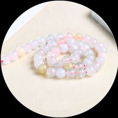 Okrągły kamienie szlachetne Różne kolory Chalcedony Luźne struny korali idealne do tworzenia biżuterii DIY