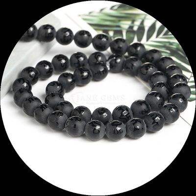 Naturalny kamień szlachetny Różne paski Agate Frosted Round Agate Loose Bead Strands Idealny dodatek do kolekcji naszyjnika