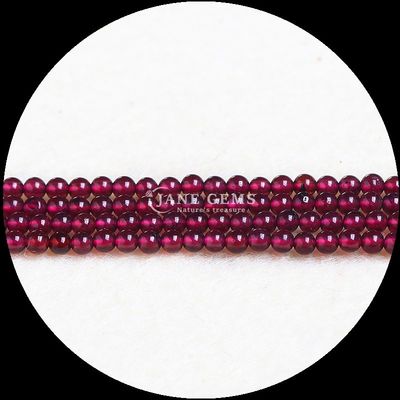 Naturalny kryształ Gojące kamienie szlachetne koraliki 8mm Okrągłe cięcie Czerwony jasper granat