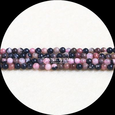 Naturalny kryształ Gojące kamienie szlachetne koraliki 8mm Okrągłe cięcie Czerwony jasper granat