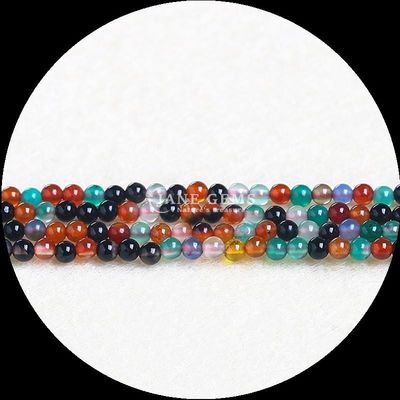 Wytwarzanie biżuterii DIY z naturalnymi klejnotami koralik 4mm Rozmiar Piękne kryształowe kwarc różowy Sodalite Luźne struny koralików