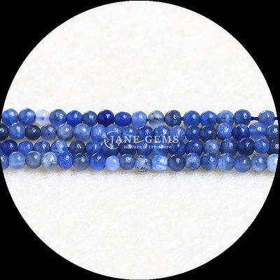 Wytwarzanie biżuterii DIY z naturalnymi klejnotami koralik 4mm Rozmiar Piękne kryształowe kwarc różowy Sodalite Luźne struny koralików
