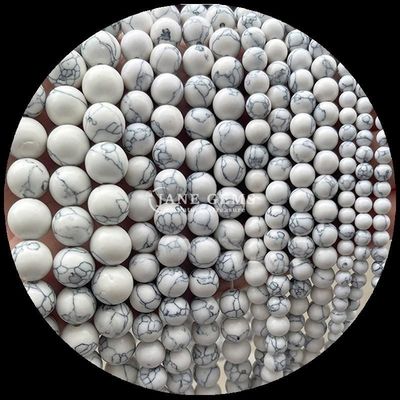 Kamień szlachetny okrągły kształt Howlite Rohdonite Crystal Stone Różne rodzaje kamieni uzdrawiających do biżuterii DIY