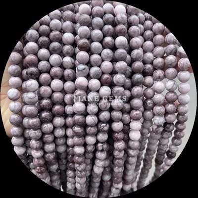 8mm Polerowane koraliki z kamienia szlachetnego Hematyt Yooperlite i inne różne rodzaje Kryształowy Kamień Uzdrowiający Luźne struny koraliki dla akcesoriów mody