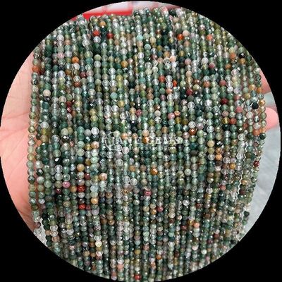 8 mm Wielobarwne koraliki z kamienia szlachetnego Jasper Czerwony Jasper Tiger's Eye Mini Faceted Crystal Healing Loose Bead Strands do projektowania i produkcji biżuterii