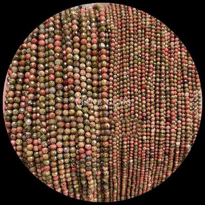 Najlepsze naturalne kamienie szlachetne różne kryształowe kamienie uzdrawiające zielony awenturyn Unakite i więcej Mini Faceted luźne struny korali dla potrzeb B2B