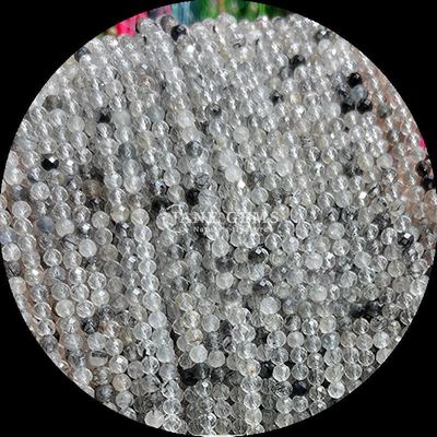 Naturalny kamienie szlachetne koraliki Amazonit Czarny Rutylowany Kwartz Różne rodzaje Kryształ Mini Faceted Luźne koraliki Różne kolory Wymogi