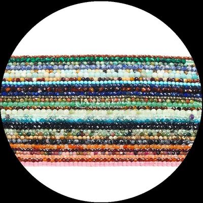 Pochodzenie Naszyjniki Klejnoty korale Prehnite Lapiz Lazuli Mini Faceted Loose Bead Strands nadające się do różnych kolorów